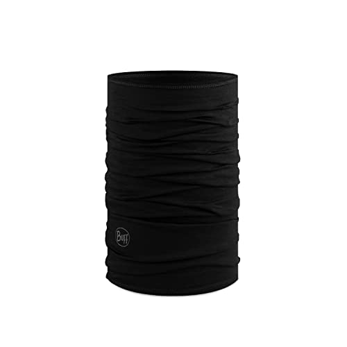 Buff Merino Wool Multi Functional Headwear - Black, One Size