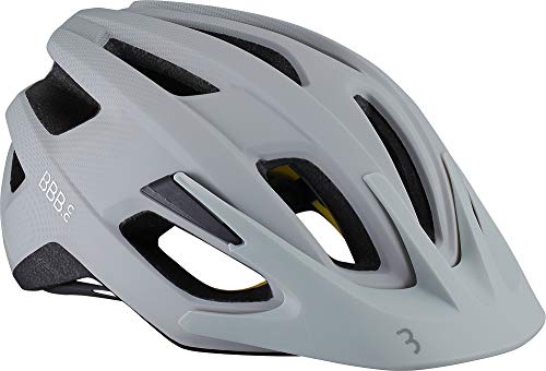 BBB Cycling BHE-22 Dune Helmet with Removable Visor for Urban Cycling, M (55-58cm), matt off white