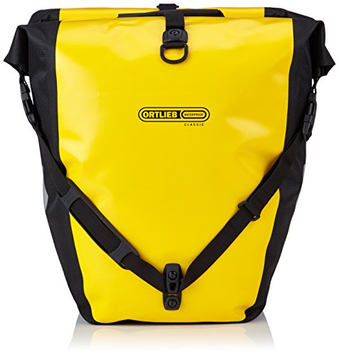 Ortlieb Back-Roller Classic Bike Bags - Yellow-Black, 42 x 23/32 x 17 cm, (2X) 20 l