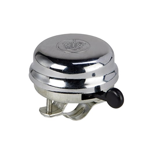Fischer Unisex Chrome Bicycle Bell, Silver/Chrome-Plated, One Size EU