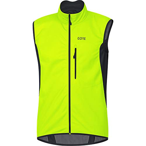 GORE WEAR Men C3 WINDSTOPPER Vest neon yellow/black Medium 100037