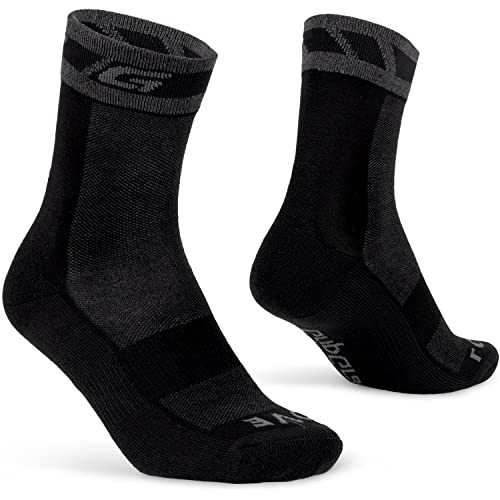 GripGrab Merino Winter Cycling Socks Insulated Thermal Padded Cushioned Breathable Warm Soft Thick Wool Bike Sock
