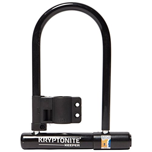 Kryptonite Keeper 12 STD U-Lock with Bracket - Black
