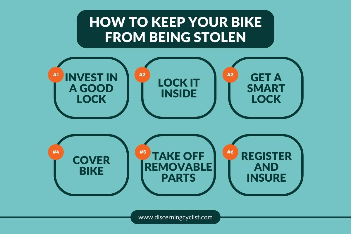 how to keep your bike from being stolen