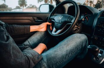 driver in car